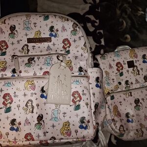 Petunia Pickle Bottom Pink Disney Mini Diaper Bag